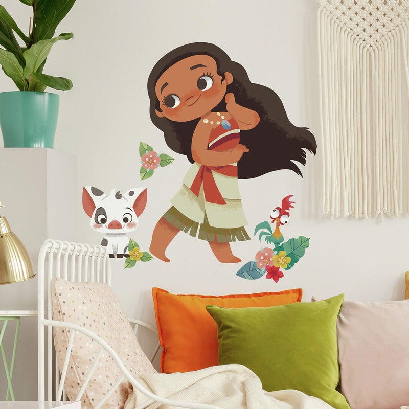 RoomMates Disney Vintage Moana Giant Peel and Stick Wall Decals by RoomMates, RMK4236GM - Image 1